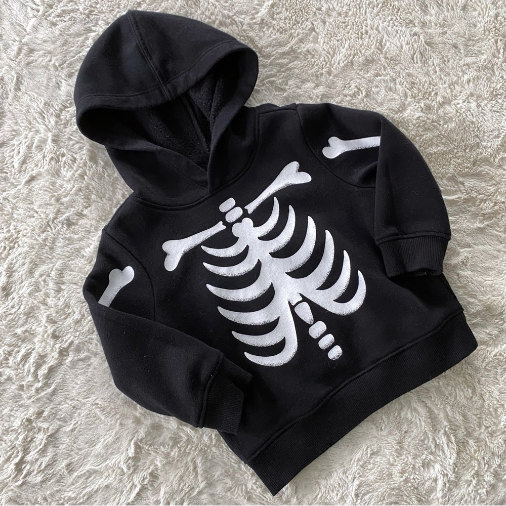old navy • toddler skeleton hoodie | 12-18 months